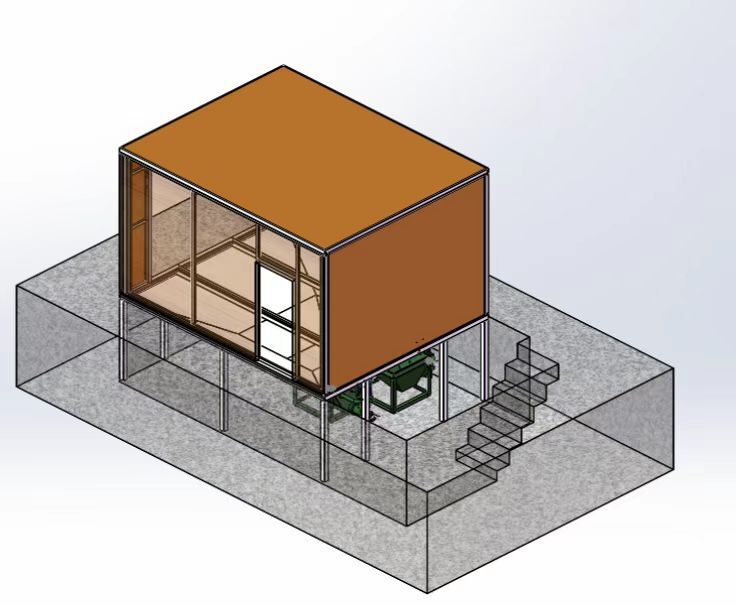 液體濕式噴砂房，水噴砂房